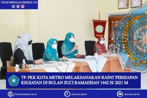 RAPAT PERSIAPAN KEGIATAN DI BULAN SUCI RAMADHAN 1442 H/ 2021 M