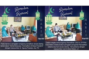 KEGIATAN PENGAJIAN PENGANTAR RAMADHAN 1442 H TP. PKK KOTA METRO