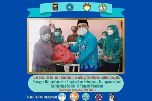 6 MEI 2021 PEMBAGIAN SEMBAKO DI 5 KECAMATAN KOTA METRO OLEH TP PKK KOTA METRO