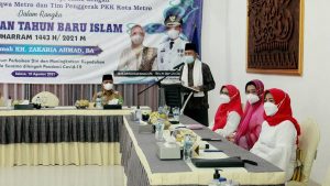 PENGAJIAN UMUM VIRTUAL DALAM RANGKA TAHUN BARU ISLAM 1443 H OLEH TP PKK KOTA METRO
