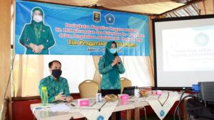 Tim Penggerak (TP) Pemberdayaan Kesejahteraan Keluarga (PKK) Kota Metro menyelenggarakan kegiatan Peningkatan Kapasitas Sumber Daya Manusia PKK Kecamatan dan Kelurahan se-Kota Metro dalam Pengelolaan Administrasi Program Kerja Kelompok Kerja (Pokja) 3.