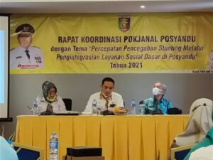 Wakil Ketua Pokja 4 Ny. Wahyuningsih, SKM, M.Kes. mengikuti Rapat Koordinasi Kelompok Kerja Operasional