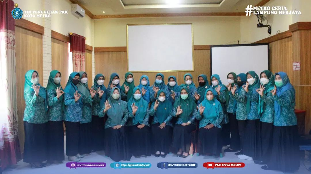 Rapat Koordinasi Bulanan di Lamban Agung TMII Kota Metro.