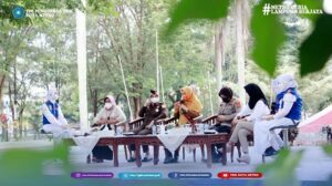 Diperingatan Hari Anak Nasional Tahun 2022, Ketua TP PKK Kota Metro Menjadi Narasumber.