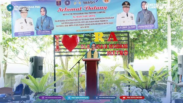 Kunjungan Kerja Ketua TP PKK Provinsi Lampung di Kota Metro