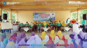 Tim penggerak PKK tingkat Kota Metro menggelar Jambore Kader PKK tahun 2022.