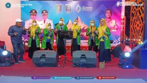 Acara penutupan Lampung Fair di PKOR, Way Halim, Bandar Lampung.