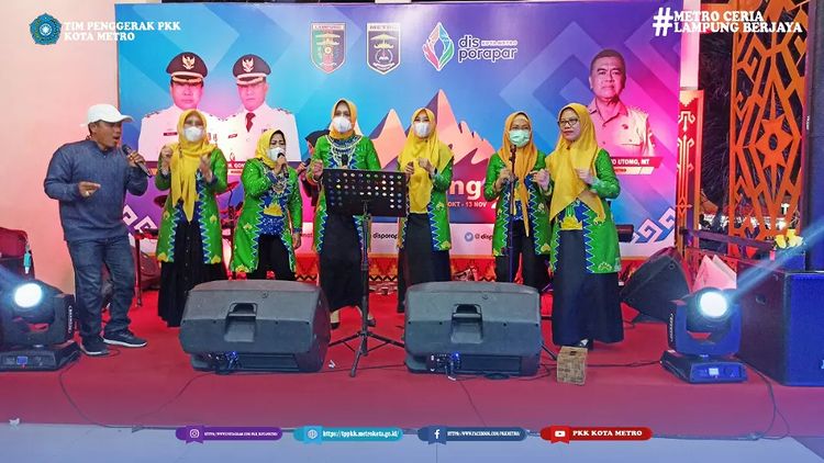 Acara penutupan Lampung Fair di PKOR, Way Halim, Bandar Lampung.
