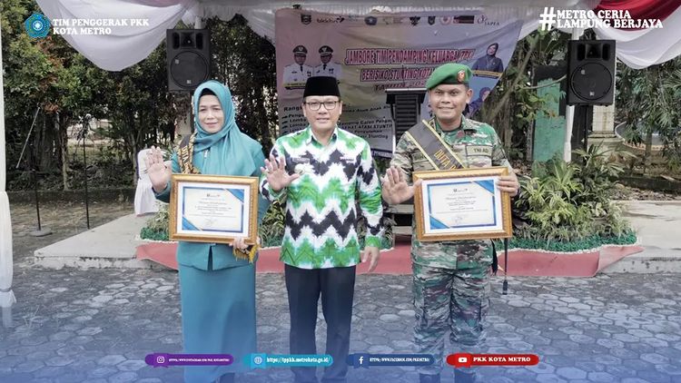 Ketua Tim Penggerak PKK Kota Metro menghadiri Kegiatan Jambore Tim Pendamping Keluarga (TPK) Berisiko Stunting Tahun 2022
