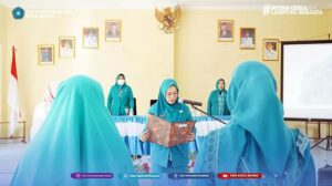 Pelantikan TP PKK Kecamatan Di aula TP PKK KOTA METRO