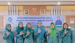 Pokja IV TP PKK Kota Metro ikuti Sosialisasi Gerakan Keluarga Sehat Tanggap Dan Tangguh Bencana (GKSTTB)